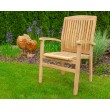 Badal garden chair with armrests, Teak