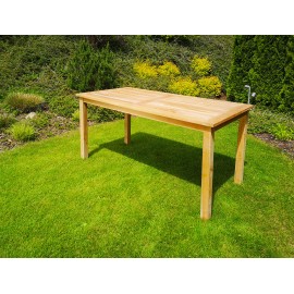 Stół ogrodowy prostokątny drewno Teak, tekowe, 160 cm, meble ogrodowe