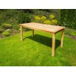 Rectangular garden table, Teak 160x80 cm