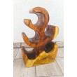 Original Wine Rack 5 Bottle, Solid Suar Wood