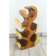 Original Wine Rack 6 Bottle, Solid Suar Wood