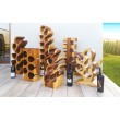 Original Wine Rack 6 Bottle, Solid Suar Wood