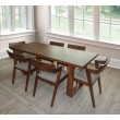 Exotic wood dining table Weru 180 cm