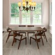 Exotic wood dining table Weru 180 cm