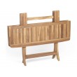 Folding garden teak table