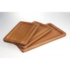 mahogany kitchen tray set