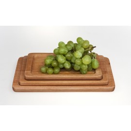 mahogany kitchen tray set