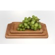 mahogany kitchen tray set