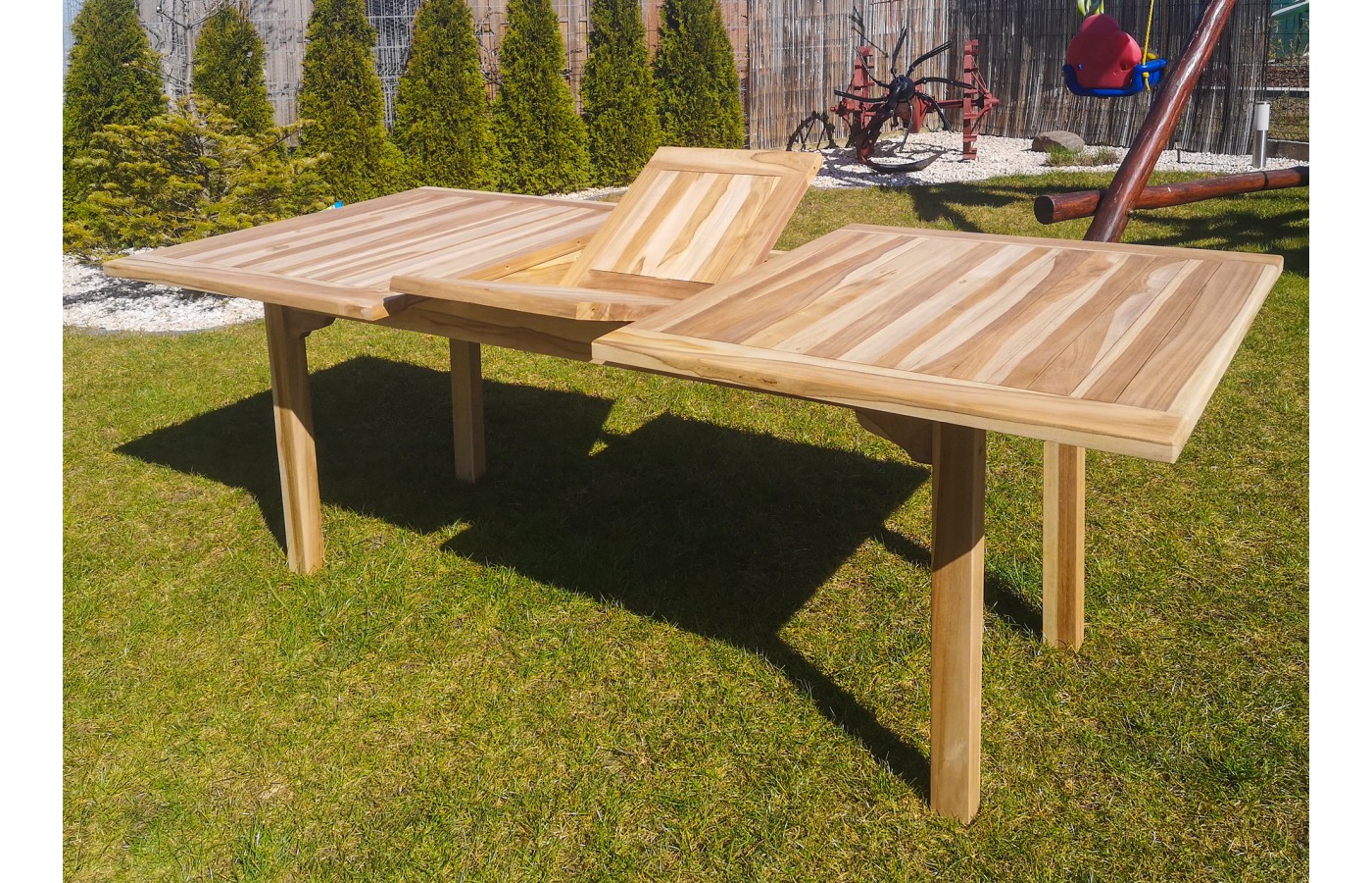 Stół ogrodowy prostokątny drewno Teak, tekowe, 160 cm, meble ogrodowe