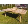 Folden garden table, rectangular, wood Teak 160/200 cm