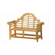 Garden teak bench Tirawa 120 cm