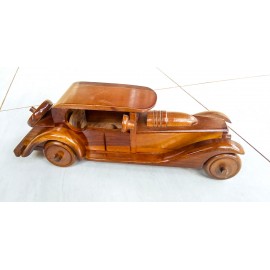 Car - teak wood carving