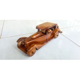 Car - teak wood carving