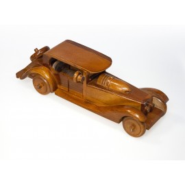 Car - teak wood carving