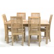 Aton table set and 6 chairs, teak