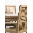 Aton table set and 6 chairs, teak