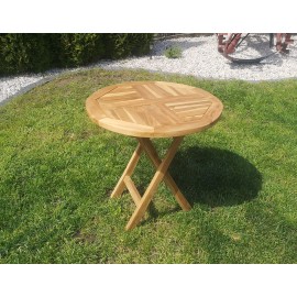 Folding garden table Andir - 50/50 cm, Teak