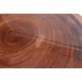 Table Suar wood with resin