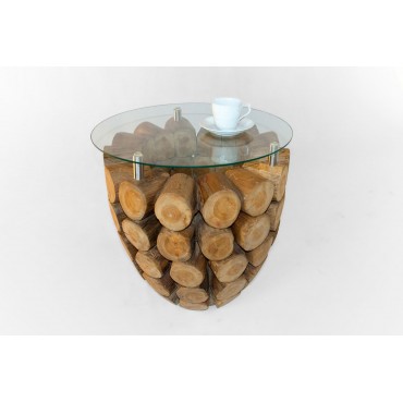 A coffee table teakwood