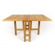 Teak extending balcony table