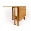 Teak extending balcony table