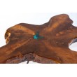 Coffetable - teakwood with resin "Star"