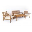 KUBU - a teak wood set of garden furniture