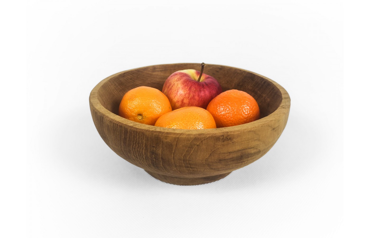 Teak wood bowl