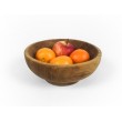 Teak wood bowl