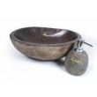 Bali river stone washbasin 45 cm