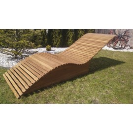 Deck sun lounger - Wave