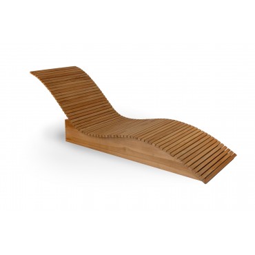 Deck sun lounger - Wave