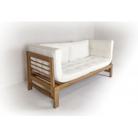 Sofa ogrodowa rozkładana Omi, Teak