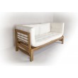 Omi - Japanese style chaise longue, Teak