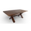 Massive table made of teak wood