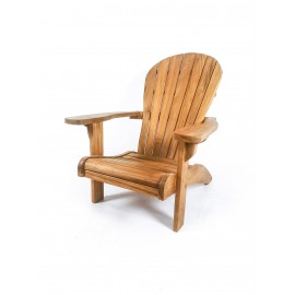 Garden Adirondack armchair, teakwood