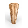 Garden amphora L-size reclaimed wood, teak