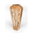 Garden amphora M-size reclaimed wood, teak