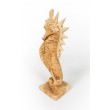 Sculpture seahorse, teak wood, M size