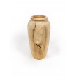 Vase, garden pot Amfora M made of teak wood