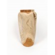 Vase, garden pot Stamnos M made of teak wood