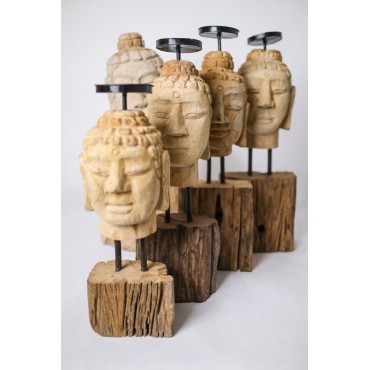 Candlestick - hand carved...