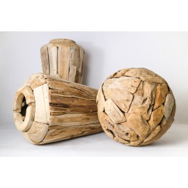 Teak 70 garden ball, teak