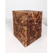 Teak mosaic stool