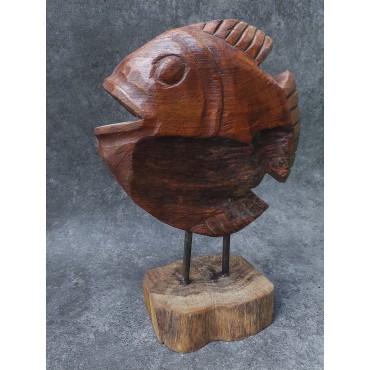 Balinese Fish Sculpture,...