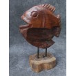 Balinese Fish Sculpture, teak wood