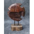 Balinese Fish Sculpture, teak wood