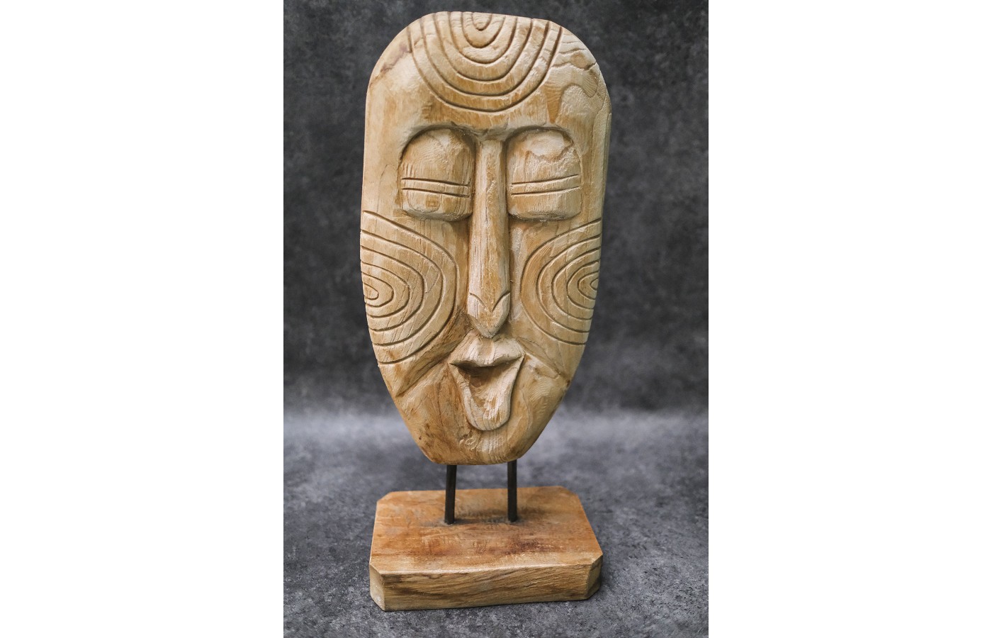 Ethnic mask,  Timor Island, Boho, teak