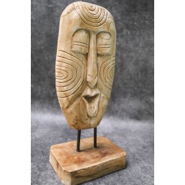 Ethnic mask,  Timor Island, Boho, teak