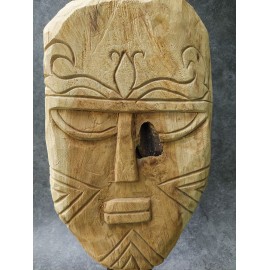 Ethnic mask,  Timor Island, Boho, teak